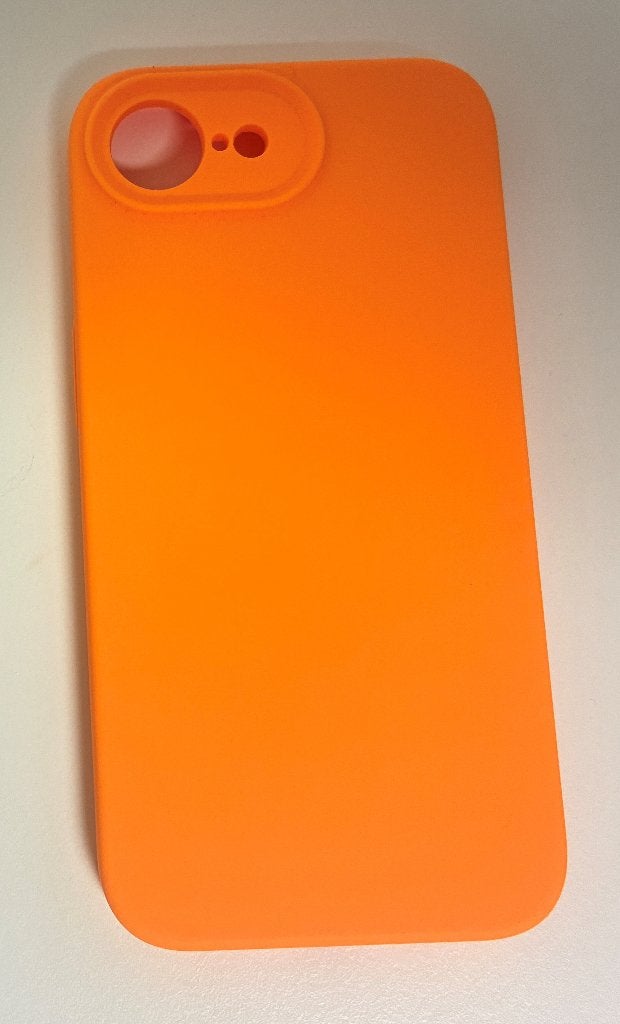 Cover iPhone 16E/17E - nieuw - oranje, IPhone 16e, Oranje, Frontje of Cover, Nieuw