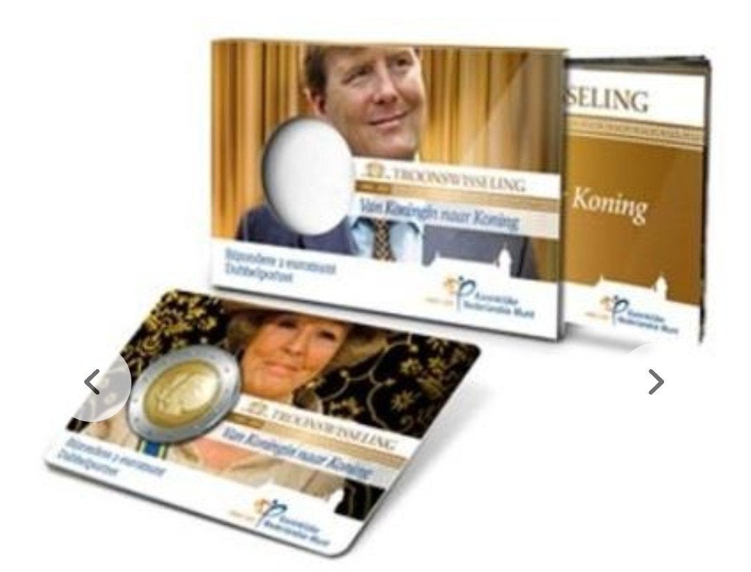 2 Euro  Koningin Beatrix naar Koning Willem-Al, Ophalen of Verzenden, Koningin Beatrix, Euro's, Losse munt