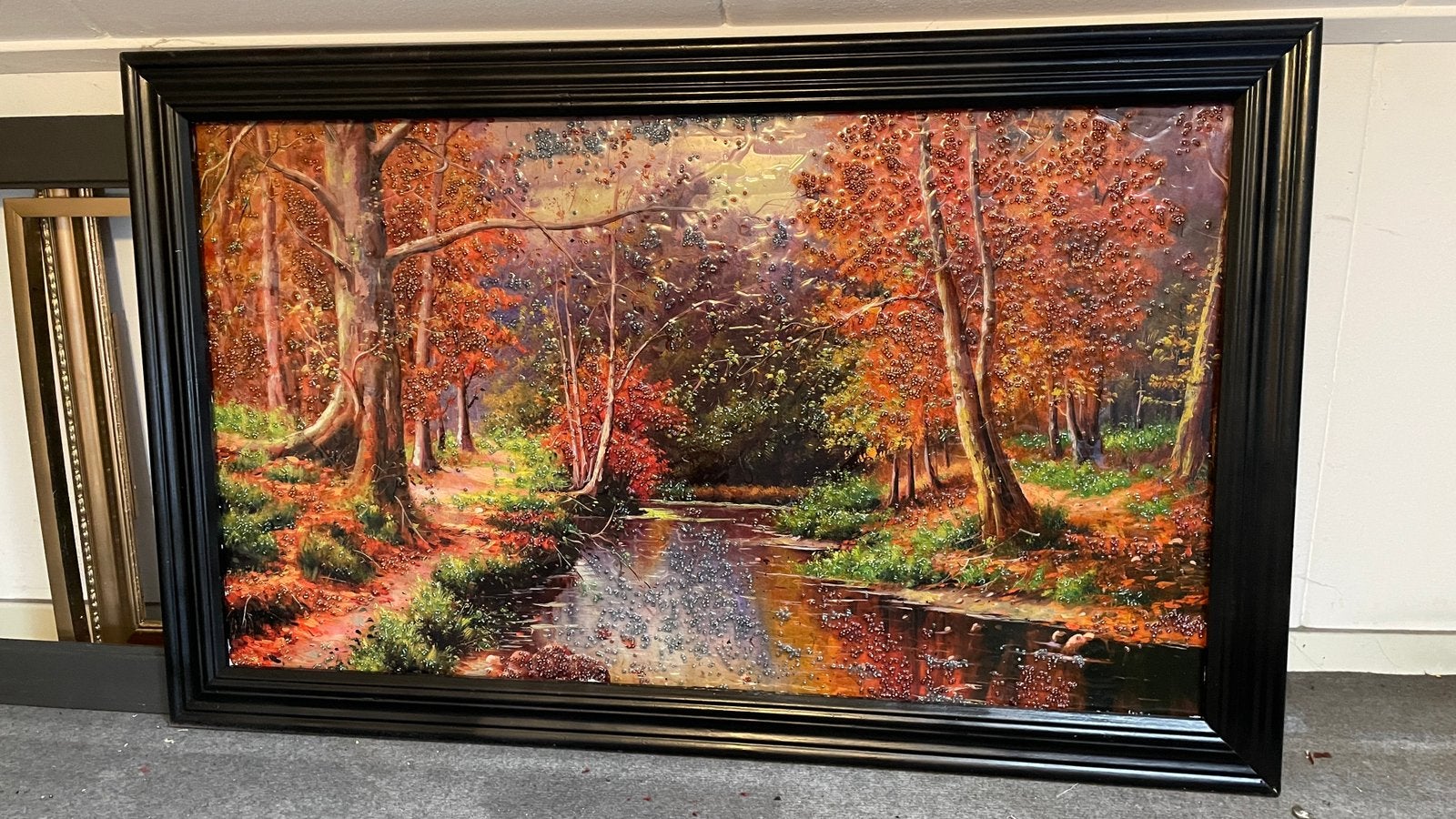Fotolijst met epoxy gewerkt, Antiek en Kunst, Ophalen of Verzenden