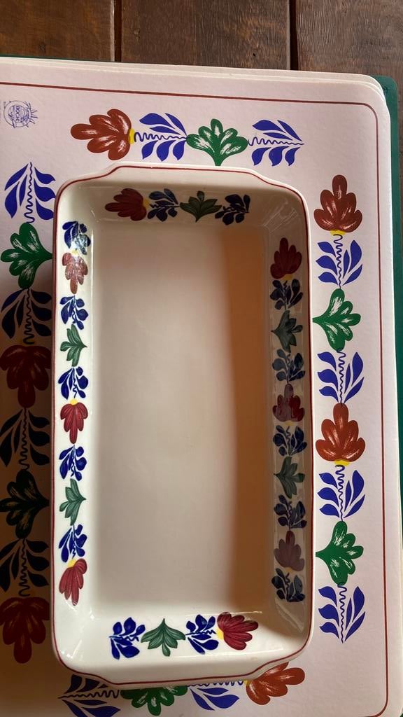 Boerenbont cake schaal, Ophalen of Verzenden, Aardewerk, Boerenbont, Schaal of Schalen