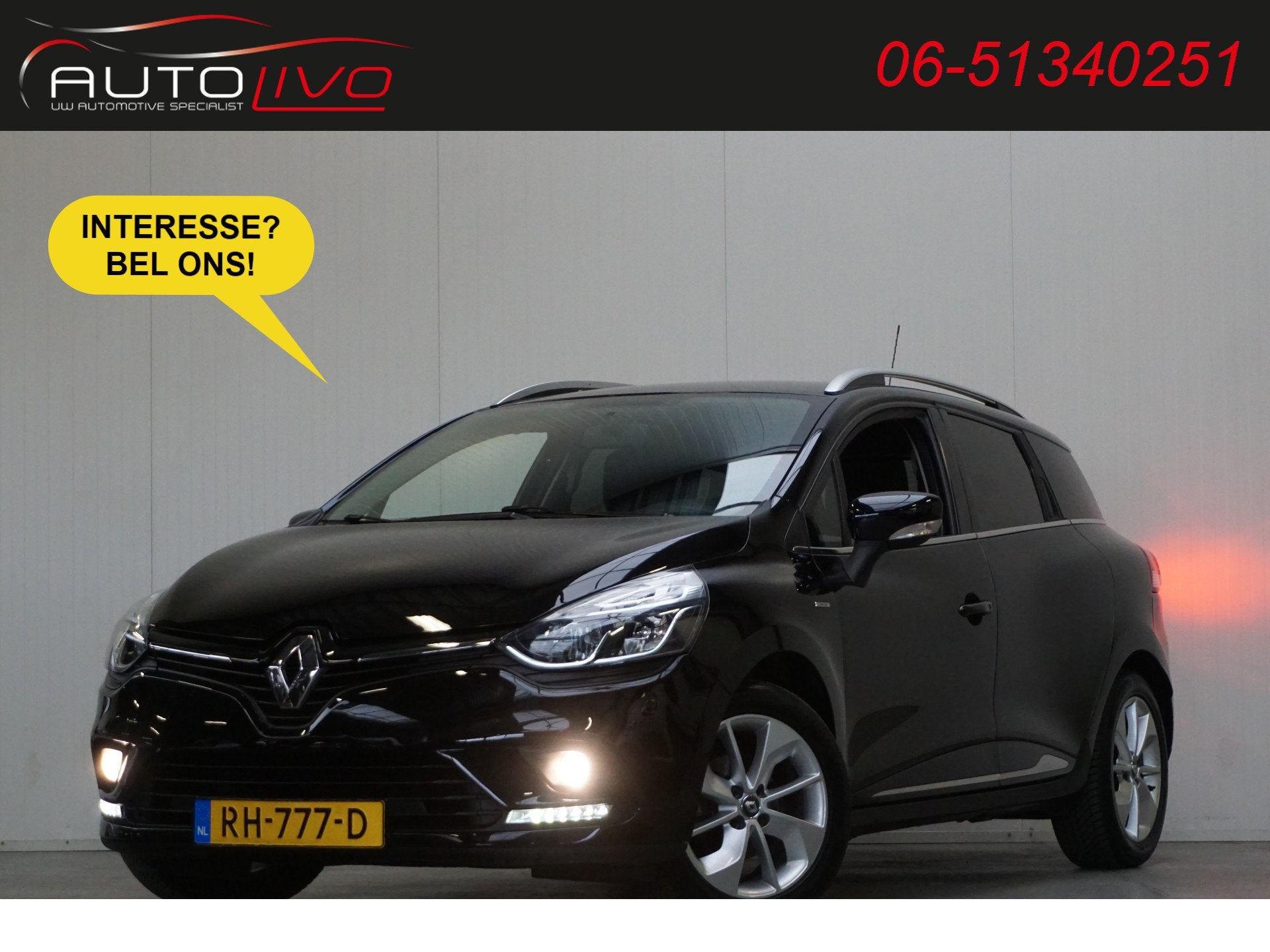 Renault Clio Estate 0.9 TCe Limited NAVI BASS LED AIRCO CRUI, Voorwielaandrijving, Gebruikt, 580 kg, Origineel Nederlands