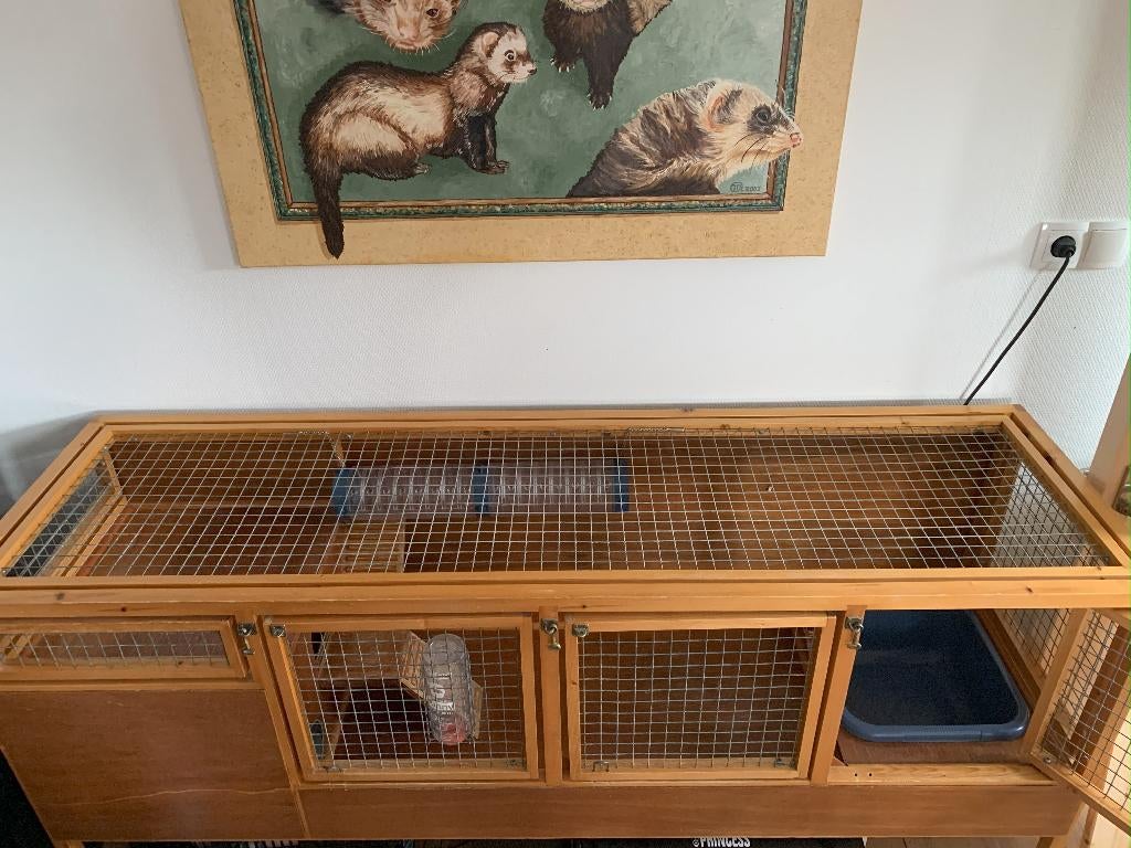 Frettenkooi, Ophalen, Kooi, 60 tot 90 cm, Fret