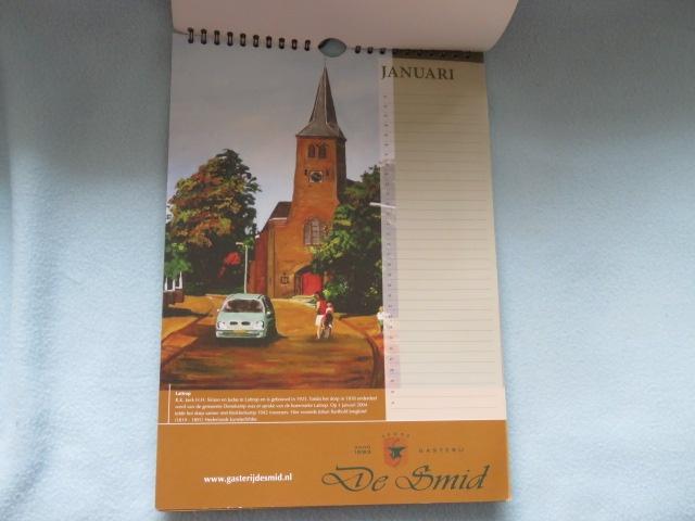 Jaarkalender geschilderde kerken in Twente zonder jaartal, Diversen, Ophalen of Verzenden, Maandkalender, Zo goed als nieuw