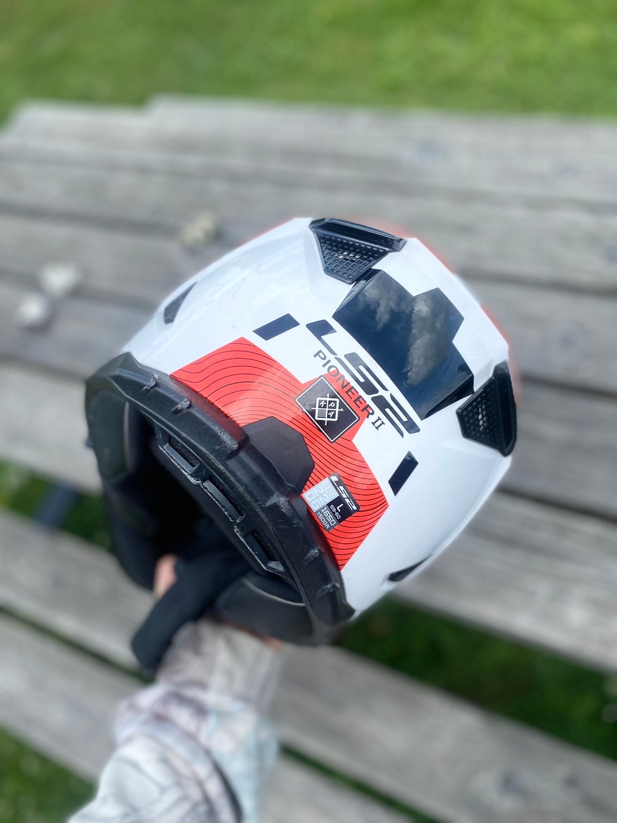 LS2 integraal crosshelm, Ophalen of Verzenden, Zo goed als nieuw