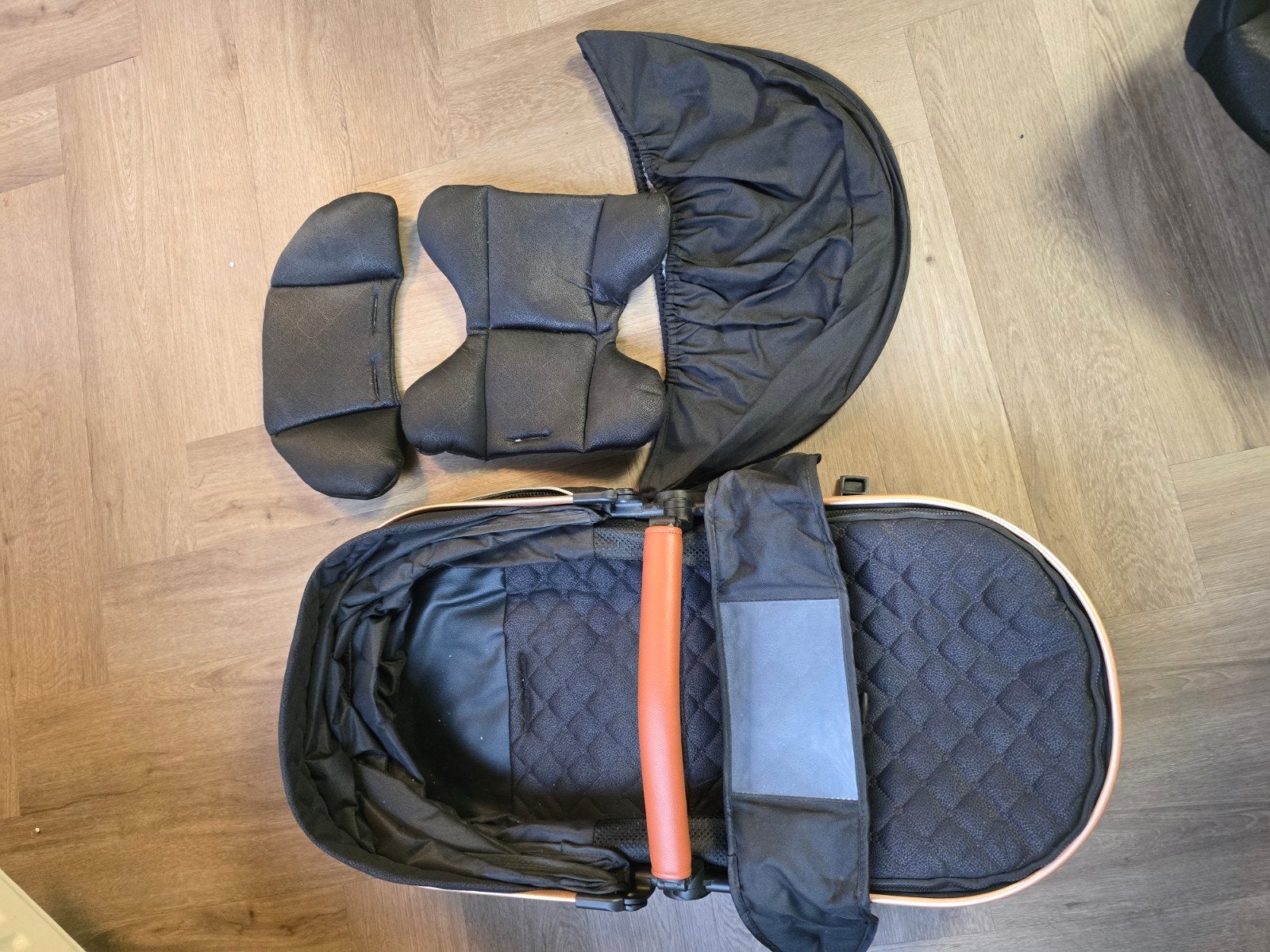 inklapbare kinderwagen met reiswieg, Gebruikt, Ophalen of Verzenden, Met reiswieg, Kinderwagen
