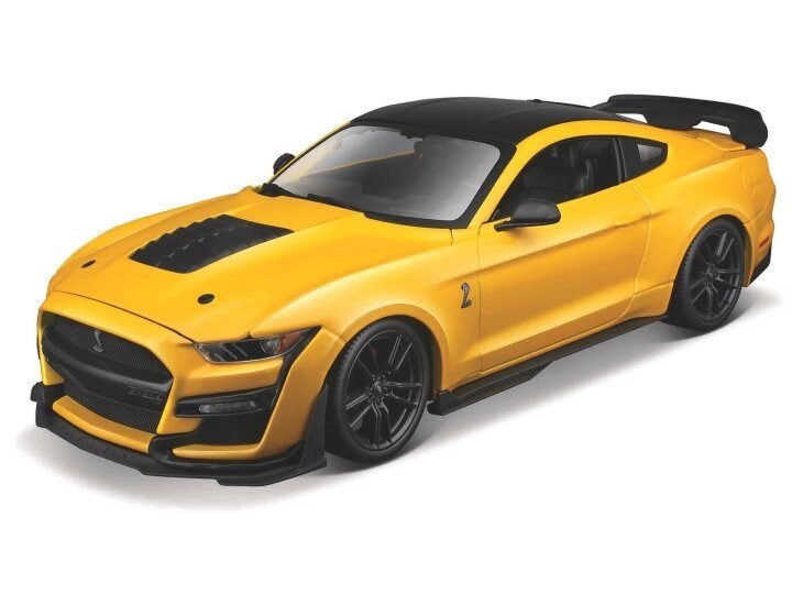 ford mustang shelby gt500 2020 geel van maisto nieuw 1:18, Ophalen, Nieuw, Auto, Maisto