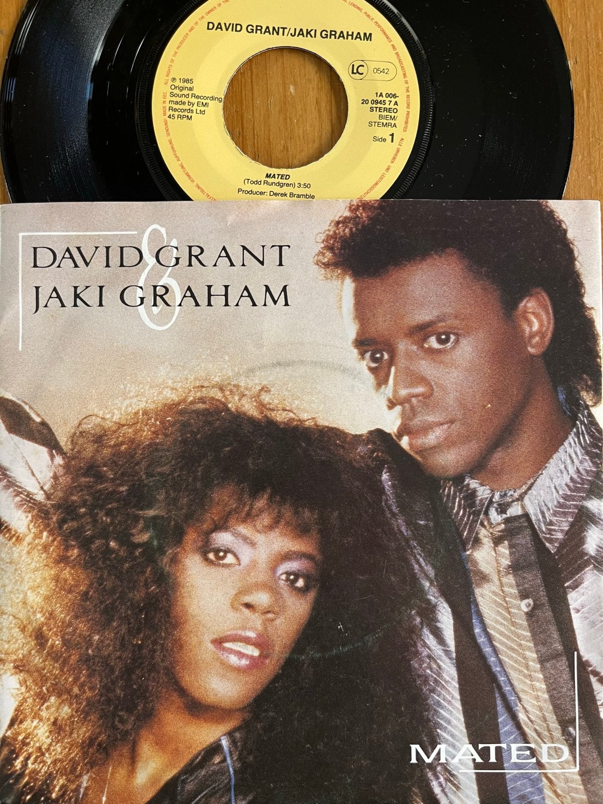 David Grant & Jaki Graham - Mated 7" Single (1985), Ophalen of Verzenden, Gebruikt