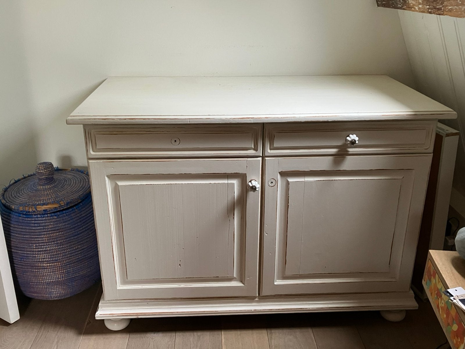 Brocante Dressoir / commode, Ophalen, Gebruikt, 25 tot 50 cm, 100 tot 150 cm