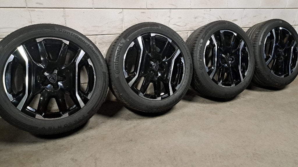 Bicolor velgen 3008 408 5008 C5 Aircross Grandland 235/50/19, 19 inch, Gebruikt, Banden en Velgen, Ophalen of Verzenden