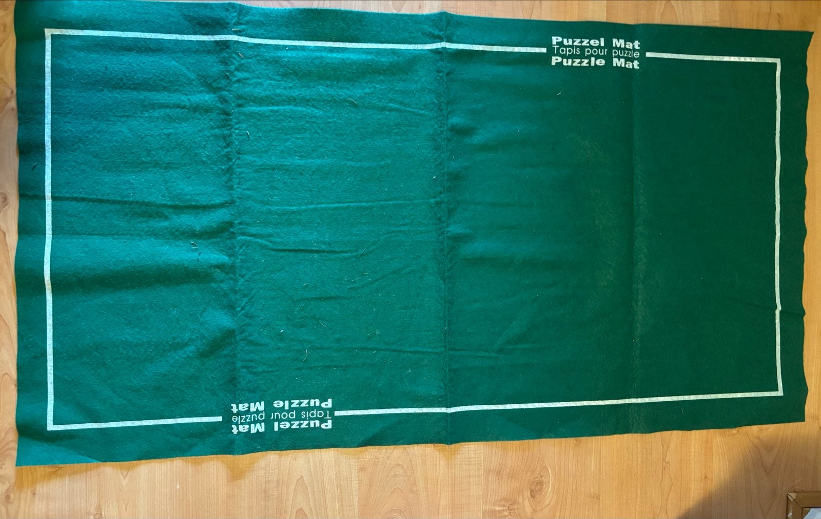 Puzzelmat voor legpuzzels - Groen, Ophalen of Verzenden, Minder dan 500 stukjes, Gebruikt, Legpuzzel