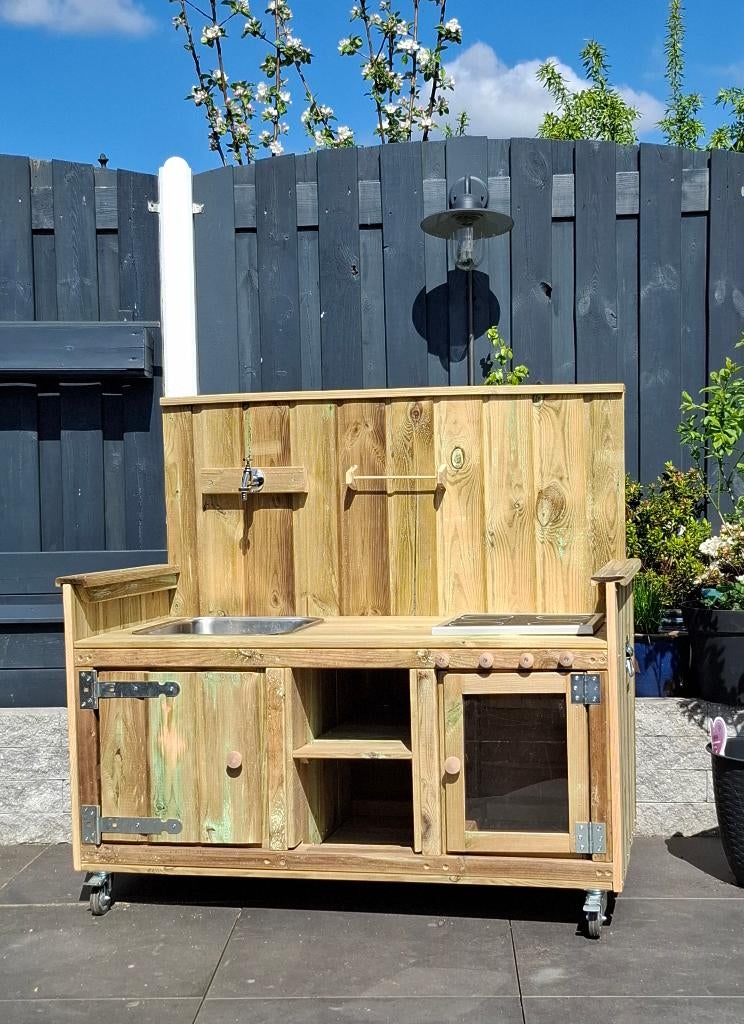 Speelkeuken voor buiten, Kinderen en Baby's, Ophalen, Nieuw, Hout, Speelkeuken