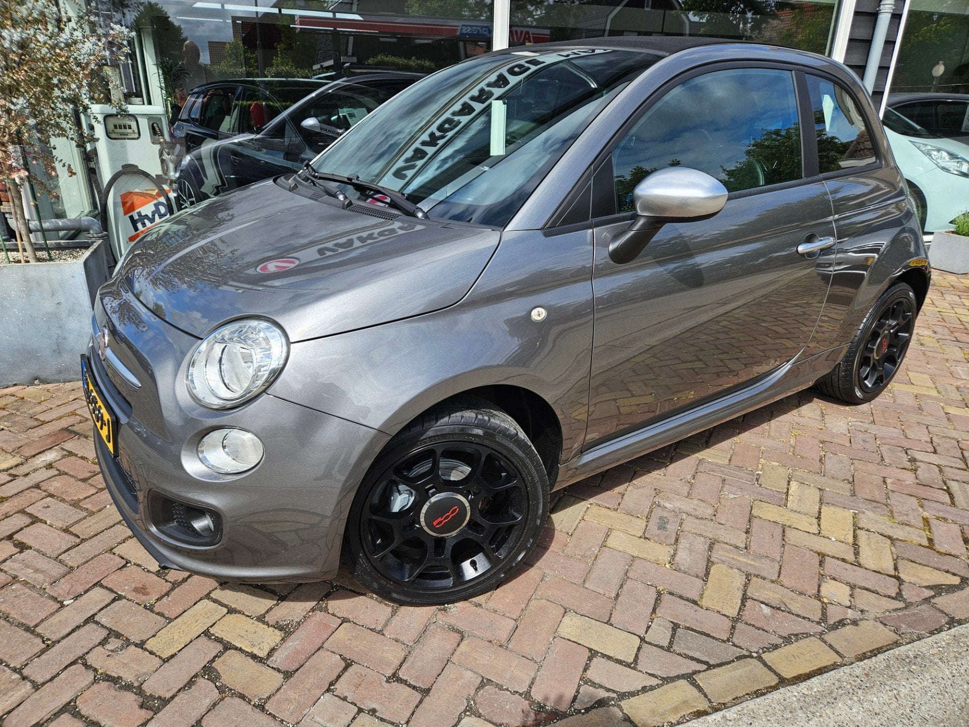 Fiat 500 C 1.2 Sport,cabriodak,sportinterieur,bluetooth, Voorwielaandrijving, Gebruikt, 4 cilinders, Cabriolet