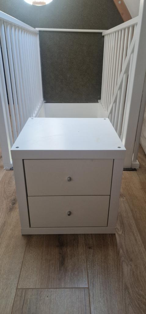 Ikea Kallax ladekast wit, Ophalen of Verzenden, Minder dan 45 cm