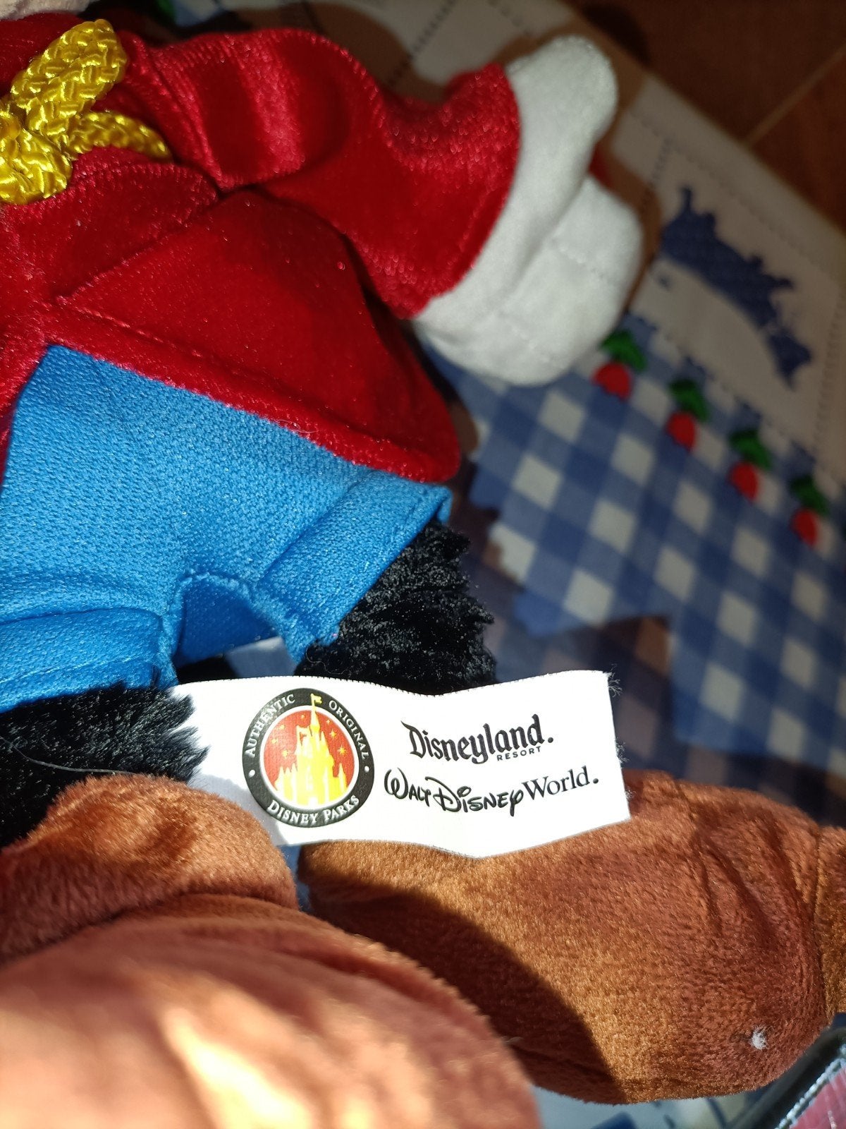 Mickey Mouse knuffel Tovenaar Disneyland World USA 32 cm, Ophalen of Verzenden, Mickey Mouse, Zo goed als nieuw, Knuffel