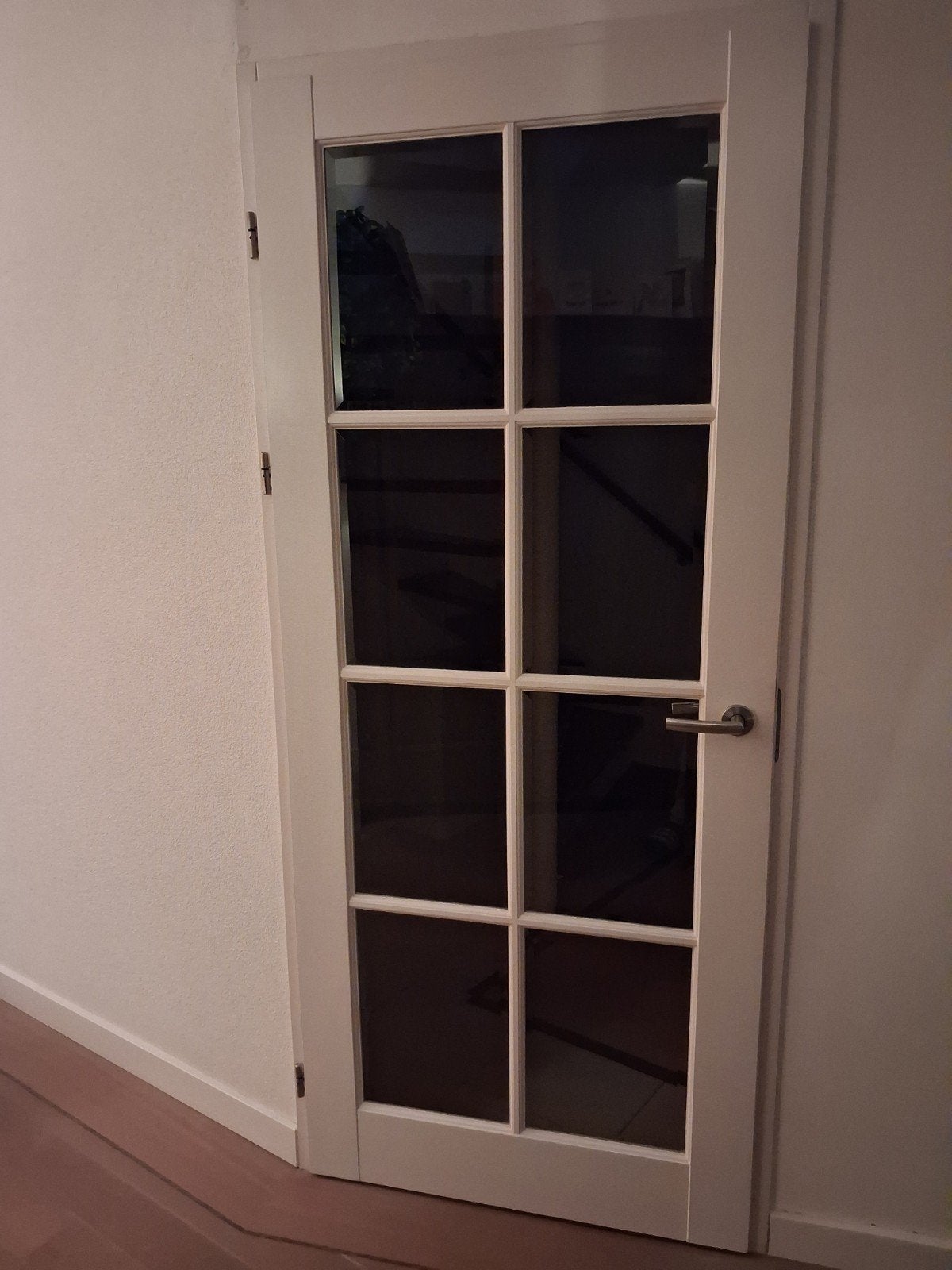 Binnendeuren 90 x 212 opdek. Incl. glas en beslag, Gebruikt, Binnendeur, Ophalen of Verzenden, Glas