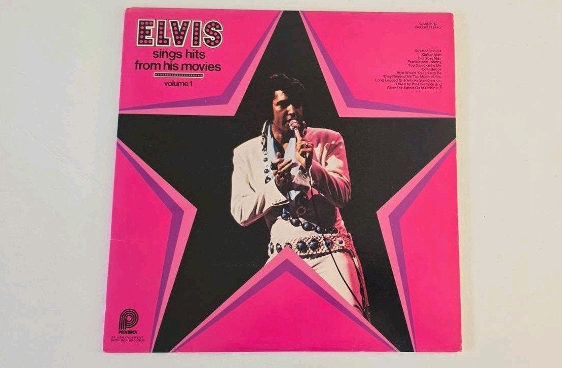 Elvis Presley - Sings Hits From His Movies Volume 1 LP, Ophalen, LP, Gebruikt, Pop