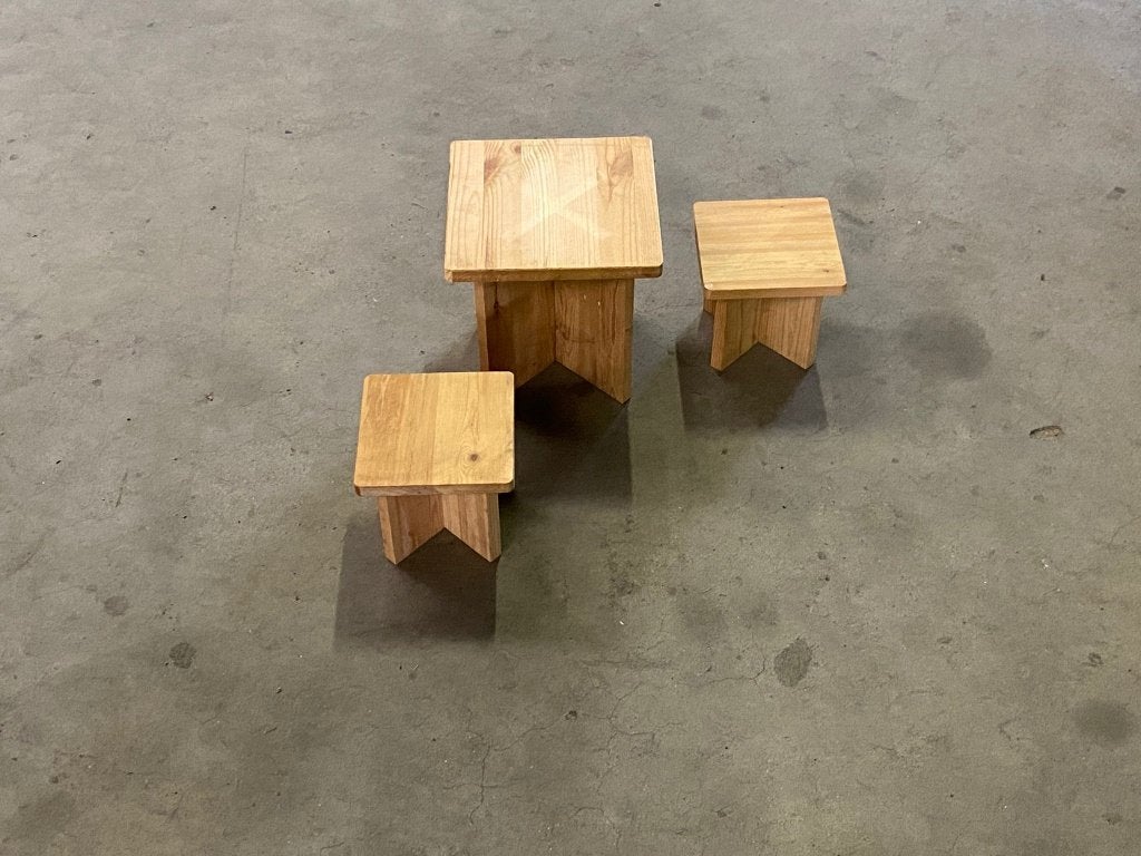 011. Bloempot Kruk Set 1xGroot, 2xKlein Totaalprijs: €40,00!, Ophalen, Bijzettafel, Nieuw, Tuinset