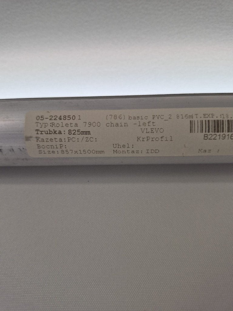 3x Rolgordijn Veneta 85.7 cm op 150 cm, Ophalen, Gebruikt, Rolgordijn, Wit