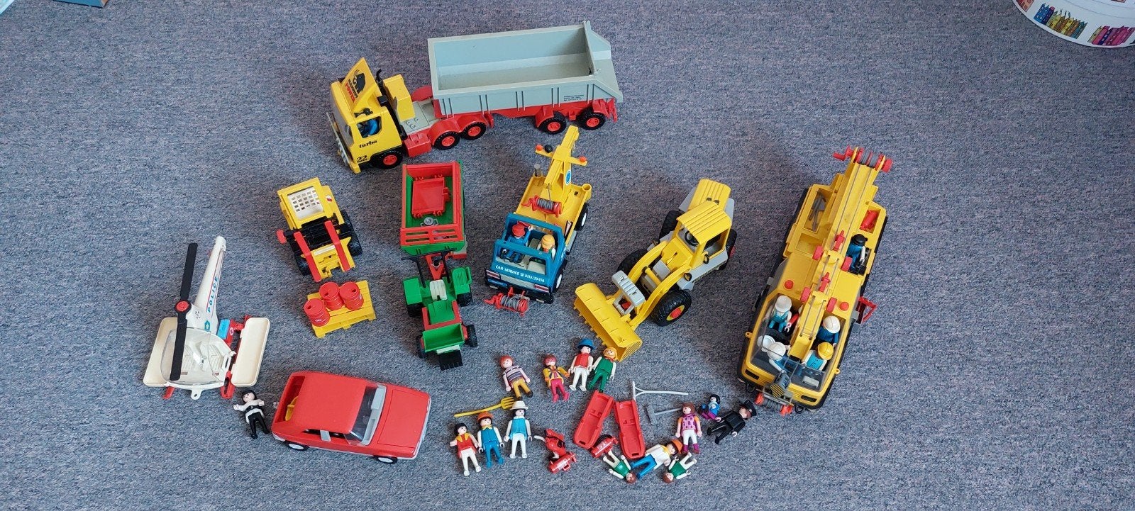 Grote Playmobil collectie: Voertuigen en Figuren, Ophalen, Gebruikt, Complete set, Voertuig