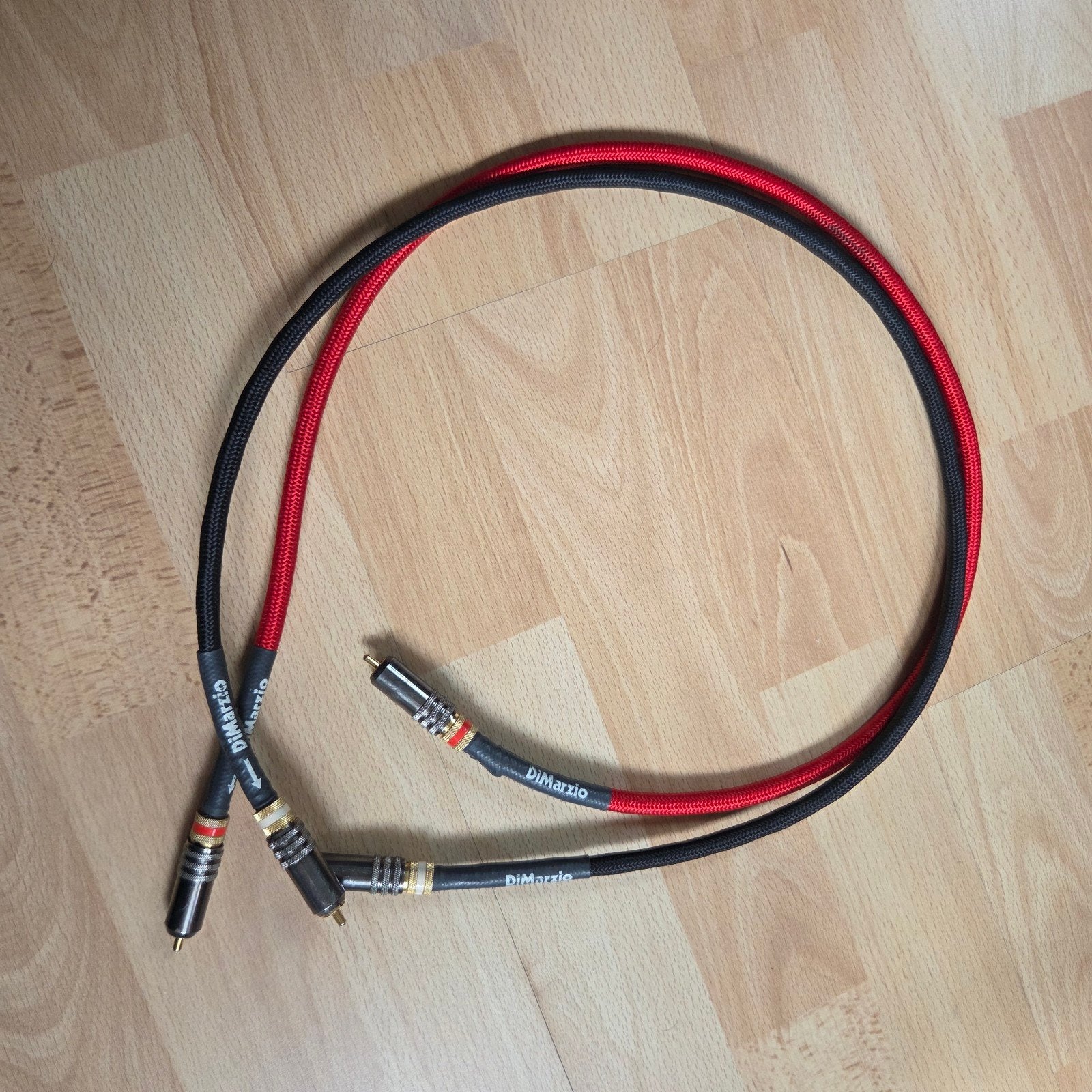 DiMarzio RCA Interlinks - 90 cm - Goede Gebruikte Staat, Ophalen of Verzenden, Gebruikt, Minder dan 2 meter, Interlink-kabel