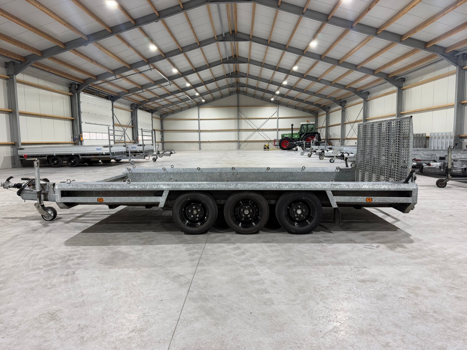 Hulco terrax 3 machinetransporter 3500 kg, Auto diversen, Aanhangers en Bagagewagens, Ophalen of Verzenden