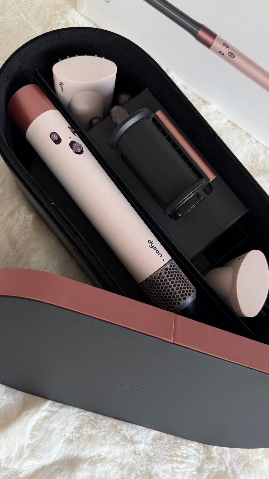 Roze Dyson Airwrap – Zo goed als nieuw!, Ophalen of Verzenden, Zo goed als nieuw, Föhn of Haardroger