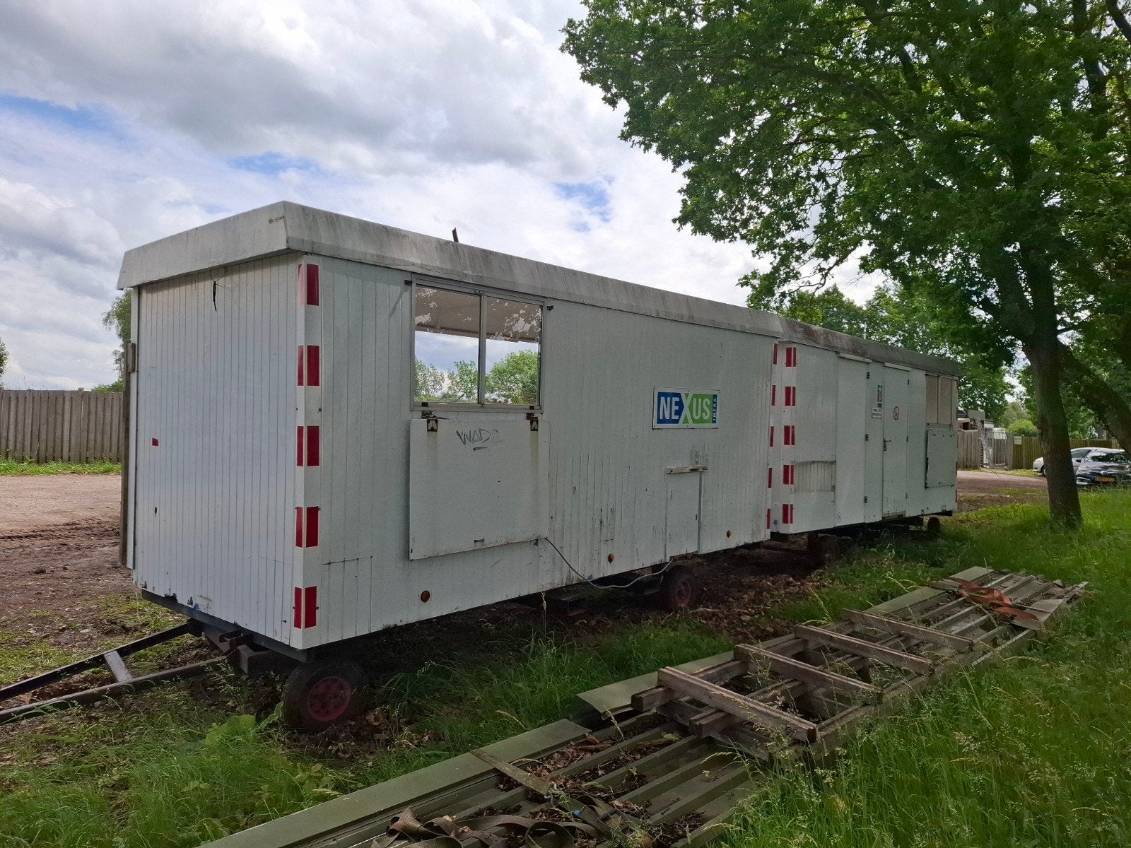 Schamelwagen schaft pipi wagen keet bouw opslag hok, Ophalen of Verzenden, Nieuw, Spatbord
