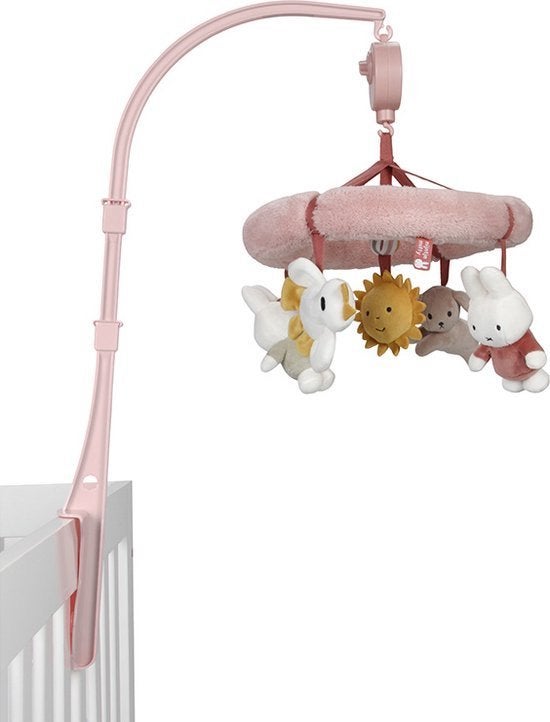 Nijntje Fluffy Roze Muziekmobiel voor baby prinsesjes, Ophalen of Verzenden, Zo goed als nieuw, Mobiel, Met geluid