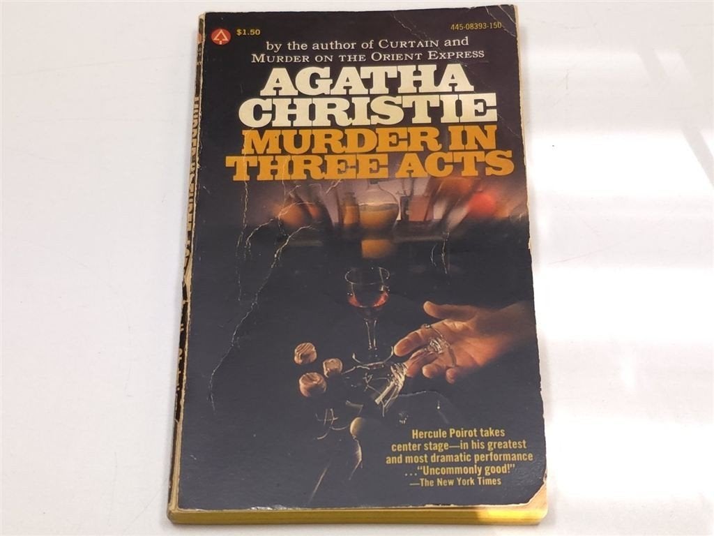 Murder in Three Acts — Agatha Christie, Poirot Vintage 1961, Ophalen of Verzenden, Gelezen