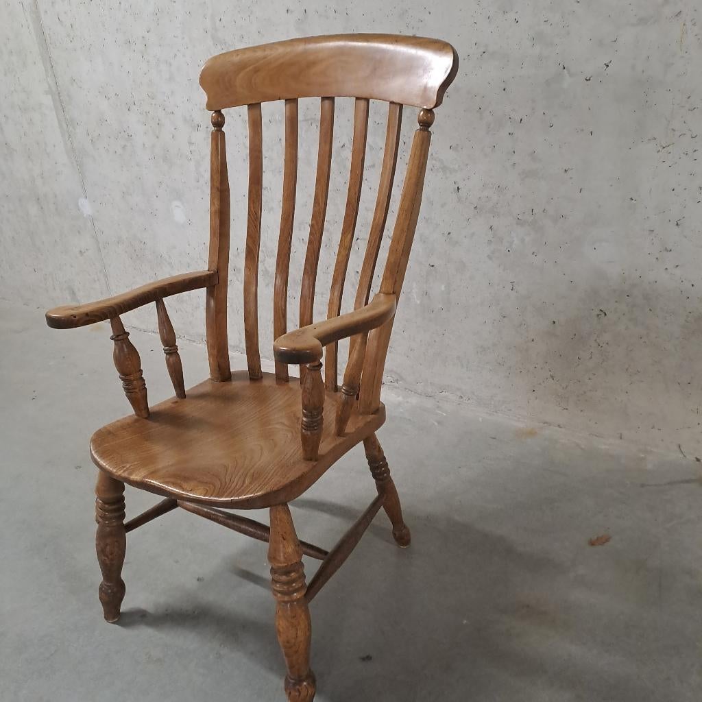 1 windsor stoel, Huis en Inrichting, Stoelen, Ophalen, Gebruikt, Bruin, Eén