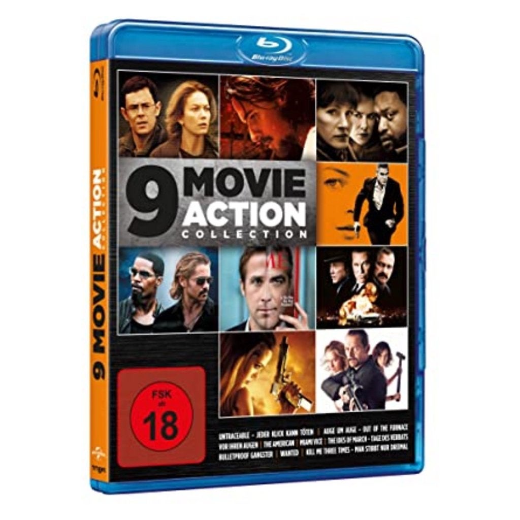 9 MOVIE ACTION COLLECTION (3 BLU RAY, NL O.T. bij 5 Films!!), Vanaf 18 jaar, Verzenden, Actie, Duits