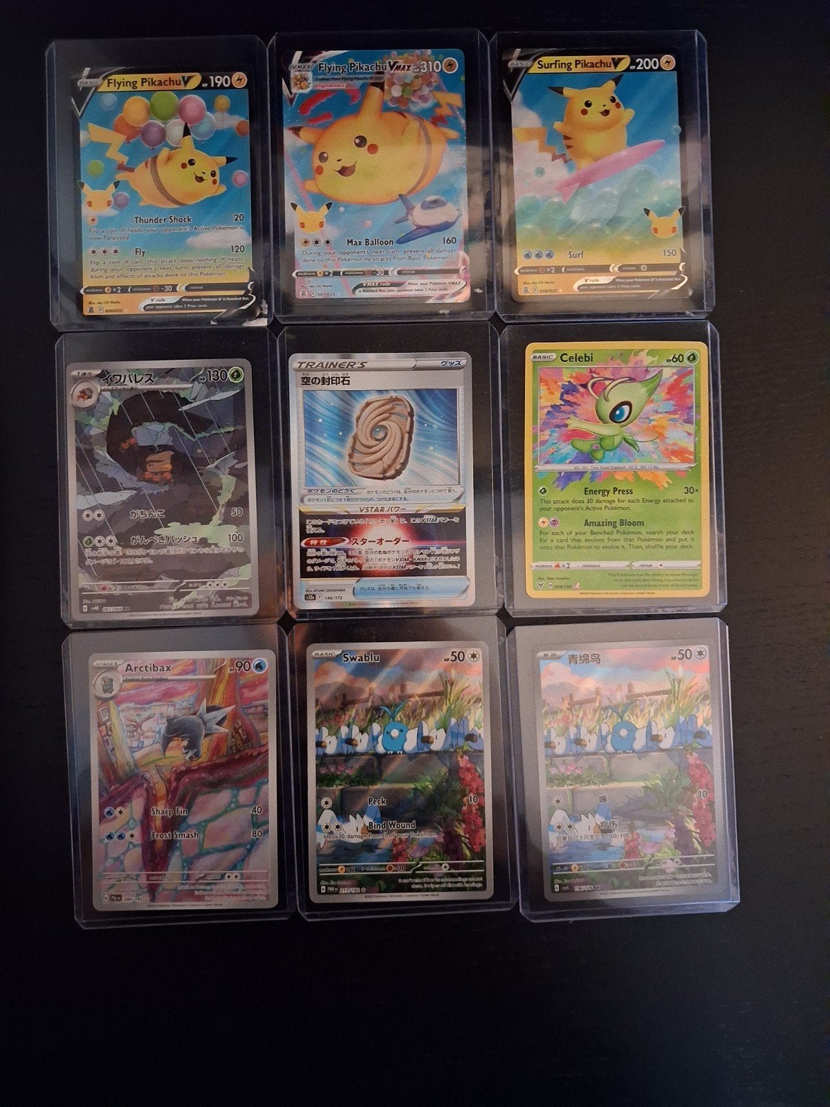 Pokémon kaarten collectie - V, VMAX, Radiant, Shiny, Ophalen of Verzenden, Zo goed als nieuw, Meerdere kaarten, Foil