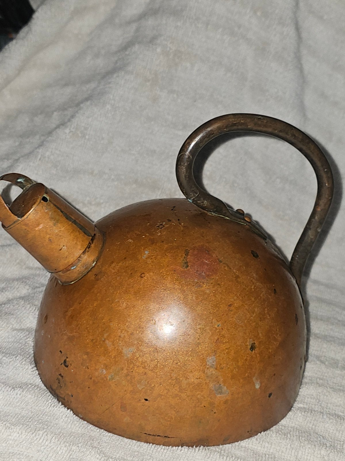 Antieke Bronzen-Koperen Ketel - Waterketel, Ophalen of Verzenden, Brons