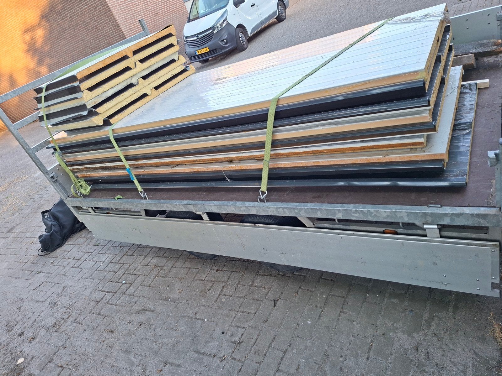 Ecopanelen dakplaten 40mm pir, Ophalen, Zo goed als nieuw, Overige materialen, 20 tot 50 mm