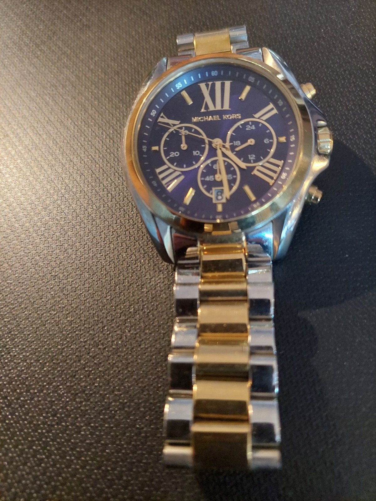 Micheal Kors bi- color dames/heren horloge., Overige merken, Polshorloge, Ophalen of Verzenden, Zo goed als nieuw