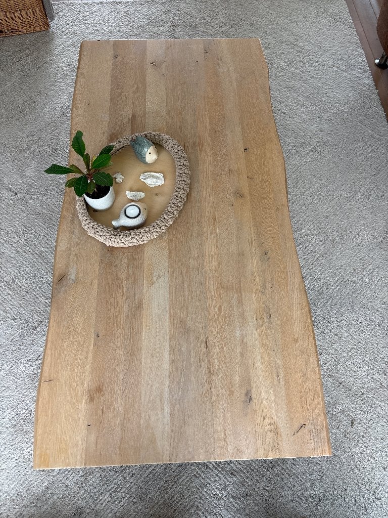 Salontafel, Ophalen, Gebruikt, Eikenhout, 50 tot 100 cm