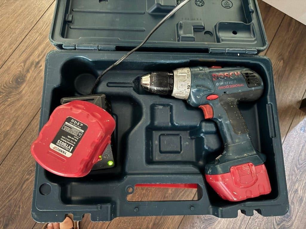 ✅ Bosch GSR 12 VE-2 Professional Schroef Boor Machine, Variabele snelheid, Verzenden, Boor- en Schroefmachine, Gebruikt