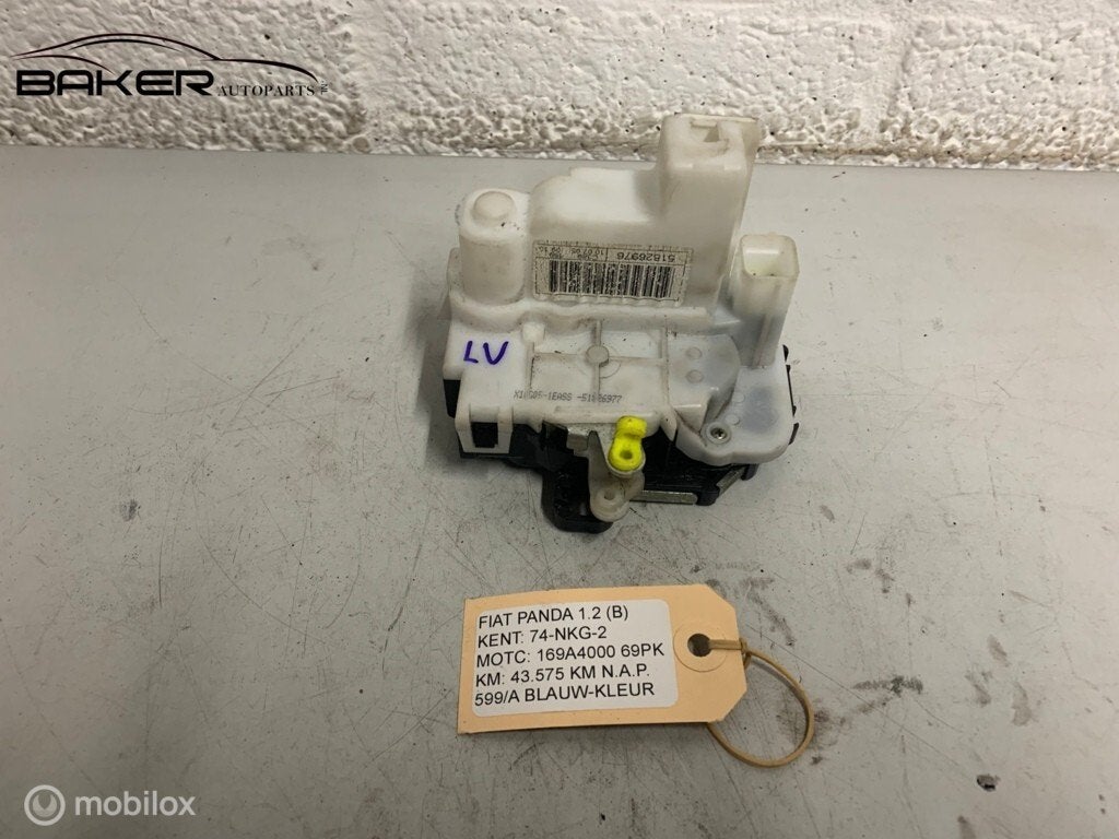 Slotmechanisme deur linksvoor Fiat Panda II 03-11) 51826976, Auto-onderdelen, Gebruikt, Fiat, Ophalen of Verzenden