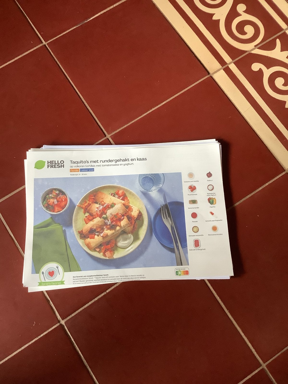 HelloFresh Receptkaarten - Diverse Gerechten, Ophalen of Verzenden, Zo goed als nieuw, Overige gebieden, Hoofdgerechten