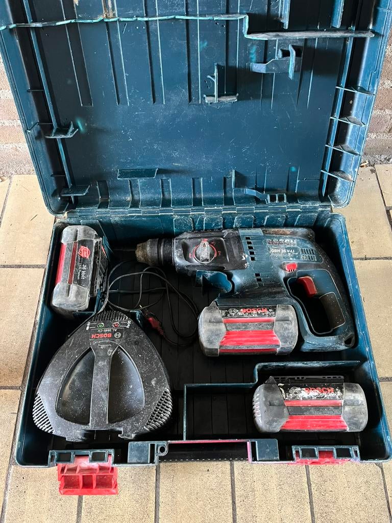 Bosch GBH 36V boorhamer, Ophalen of Verzenden, Zo goed als nieuw, Boor- en/of Breekhamer