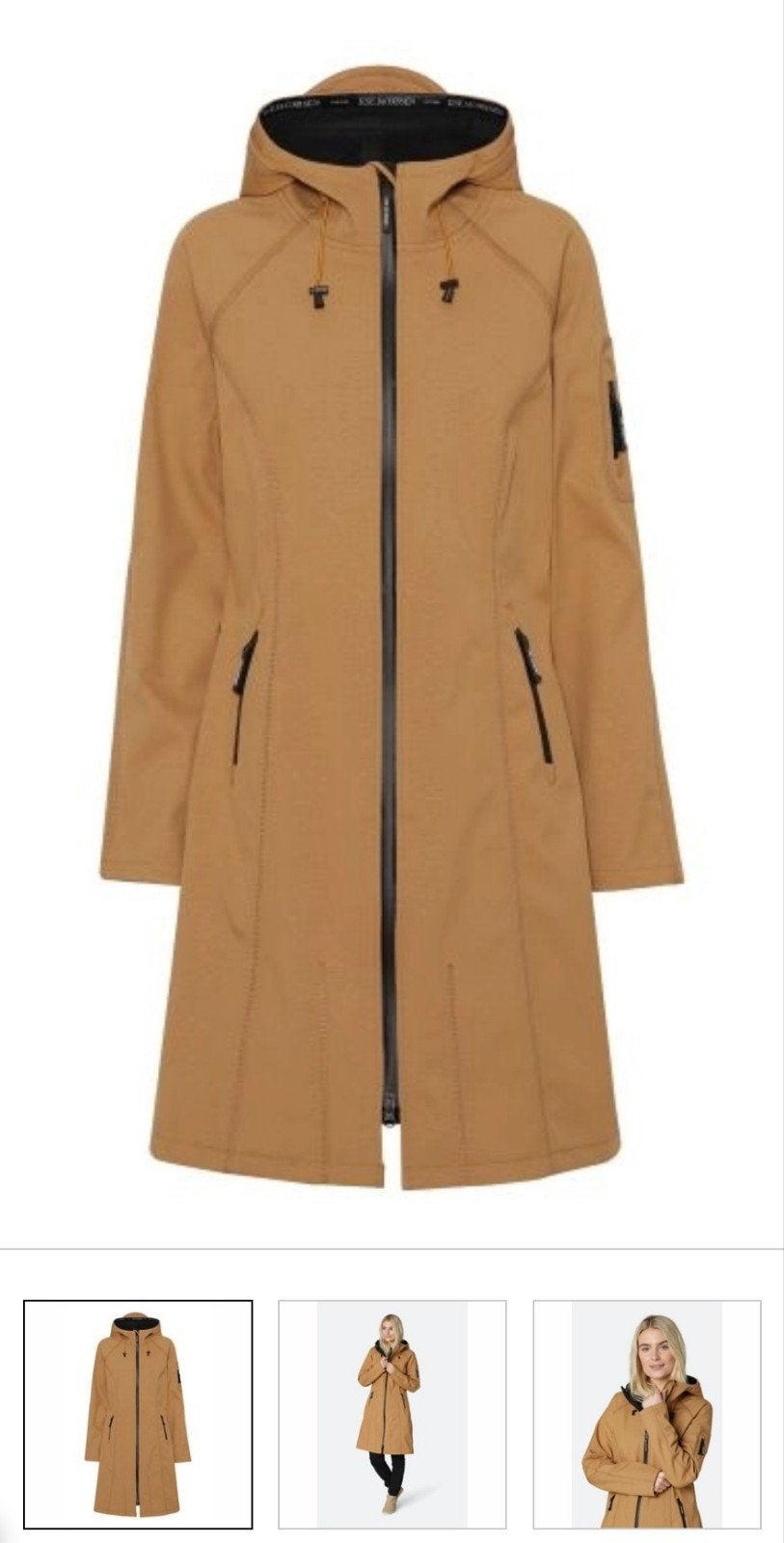 Regenjas Ilse Jacobsen Women RAIN37L Cashew - Maat 40, Maat 38/40 (M), Overige kleuren, Verzenden, Ilse Jacobsen Hornbæk