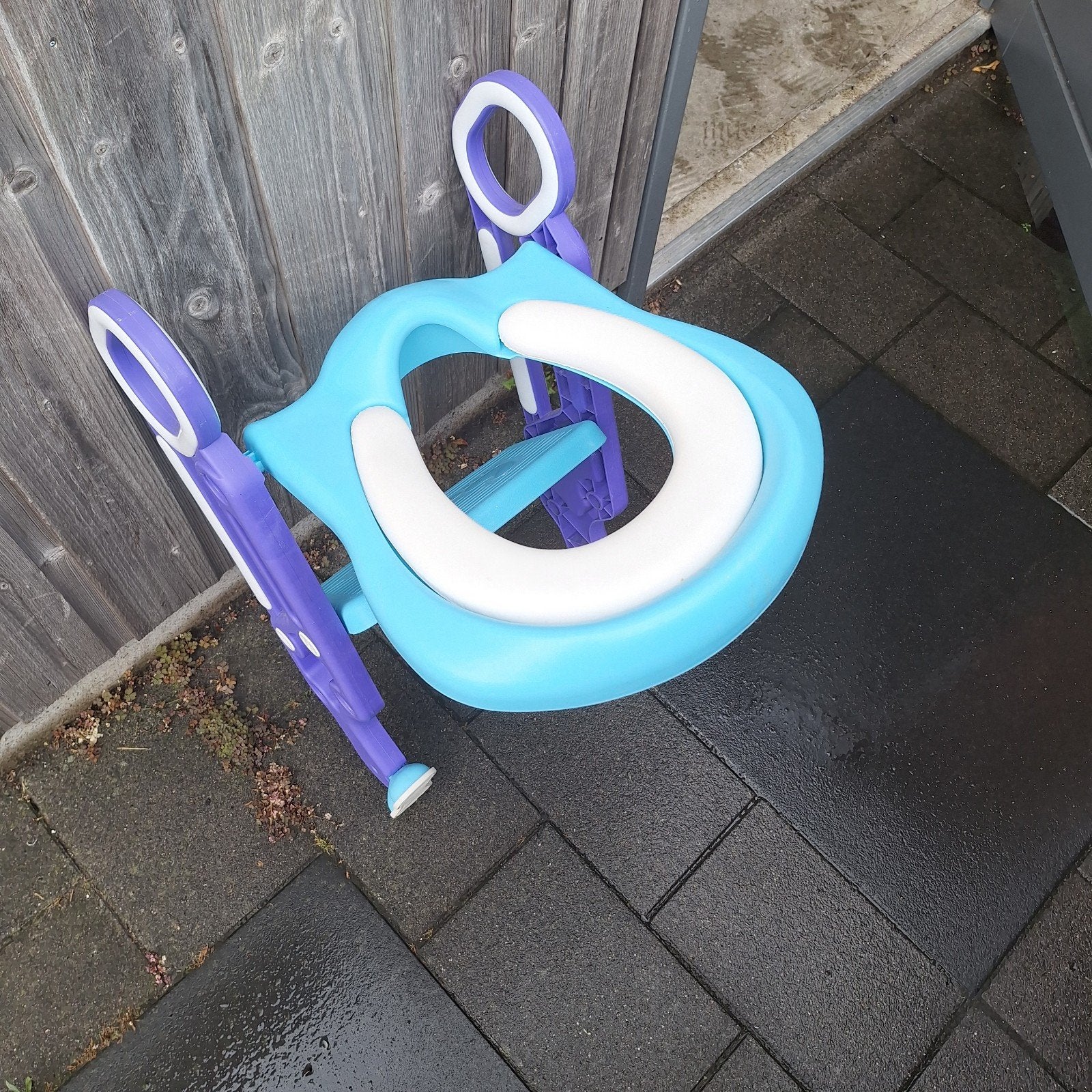 Kinder toiletbril met opstapje, Ophalen of Verzenden, Zo goed als nieuw