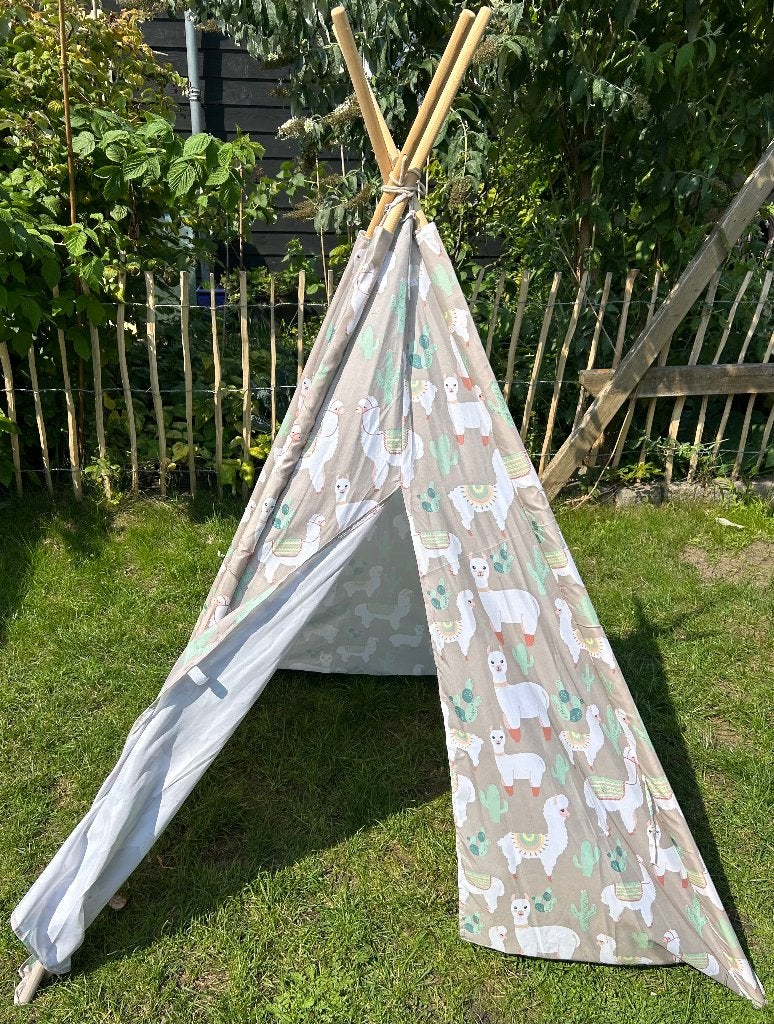 Wigwam tipi tent alpaca, Ophalen, Gebruikt