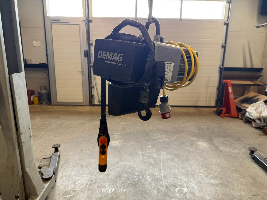 Demag elektrische kettingtakel 500kg met 4,1m hijshoogte, Ophalen, Gebruikt, Elektrisch