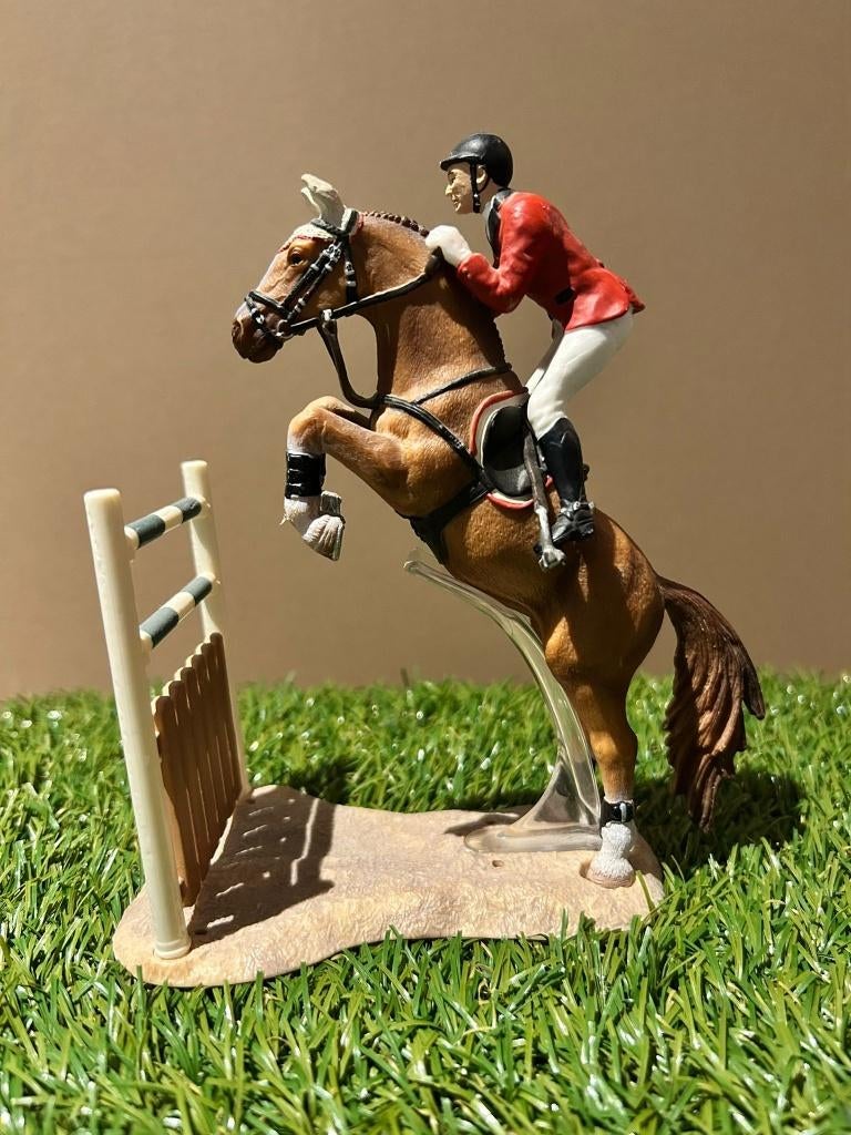 Schleich springpaard set 42026, Verzamelen, Ophalen of Verzenden, Gebruikt