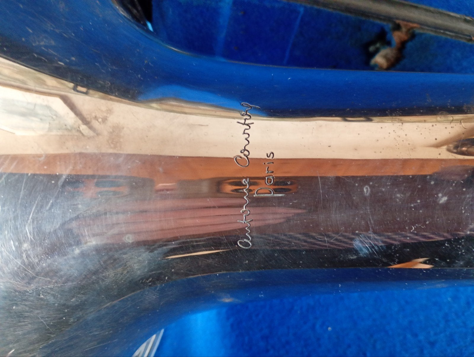euphonium Courtois, Ophalen of Verzenden, Gebruikt, Euphonium of Tenortuba, Met koffer of draagtas