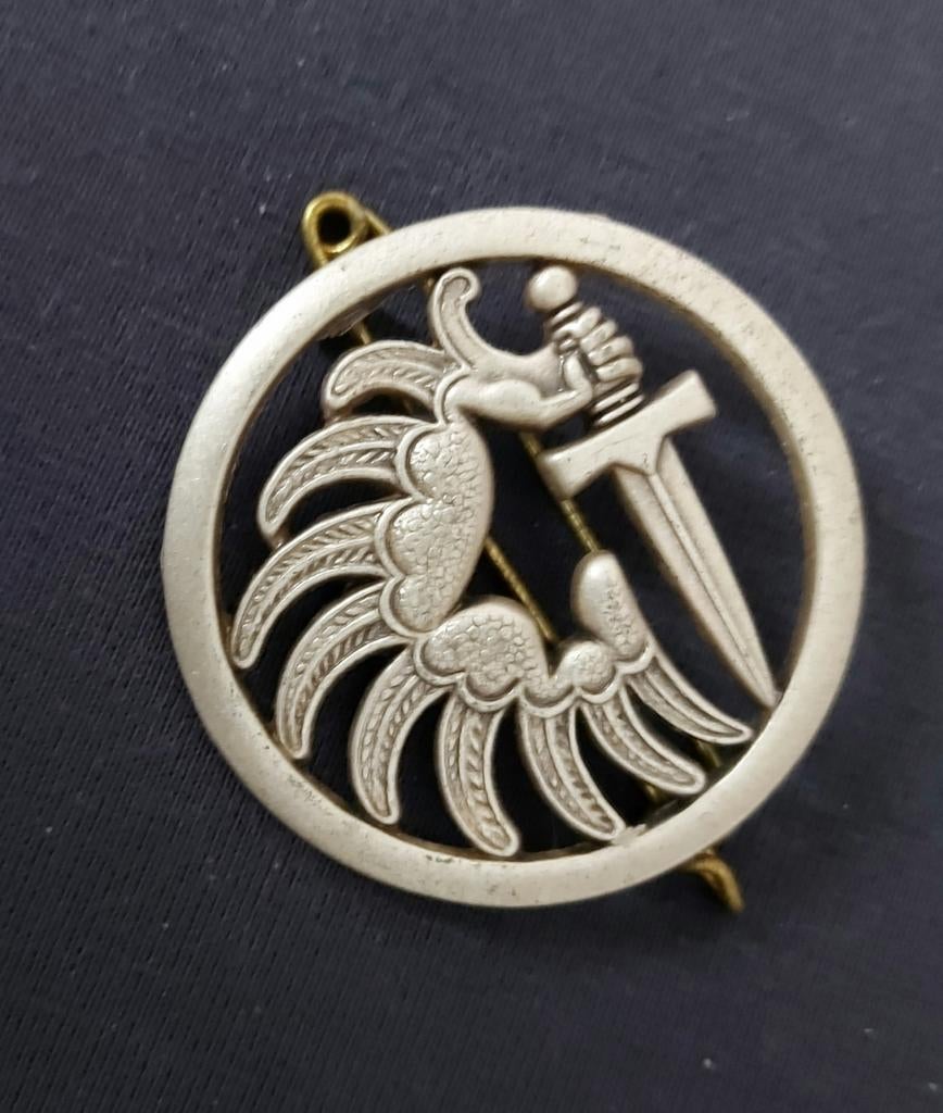 Baret embleem Frans vreemdelingen legioen, Ophalen of Verzenden, Landmacht, Overige gebieden, Embleem of Badge