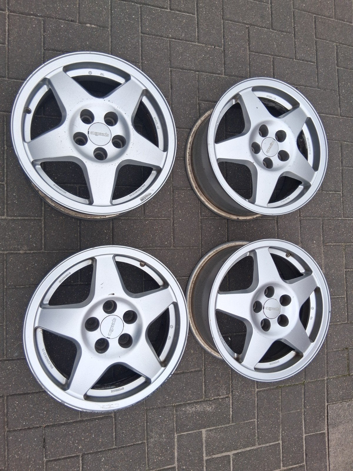 Speedline 15 inch velgen - 6Jx15H2 ET43, Ophalen, Gebruikt, 15 inch, Velg(en)