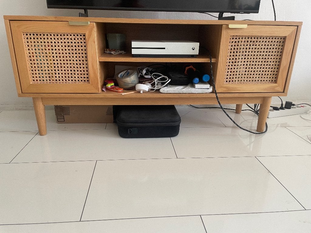 Wehkamp TV-meubel - Zo goed als nieuw, Ophalen, 100 tot 150 cm, Modern, Scandinavisch, Zo goed als nieuw