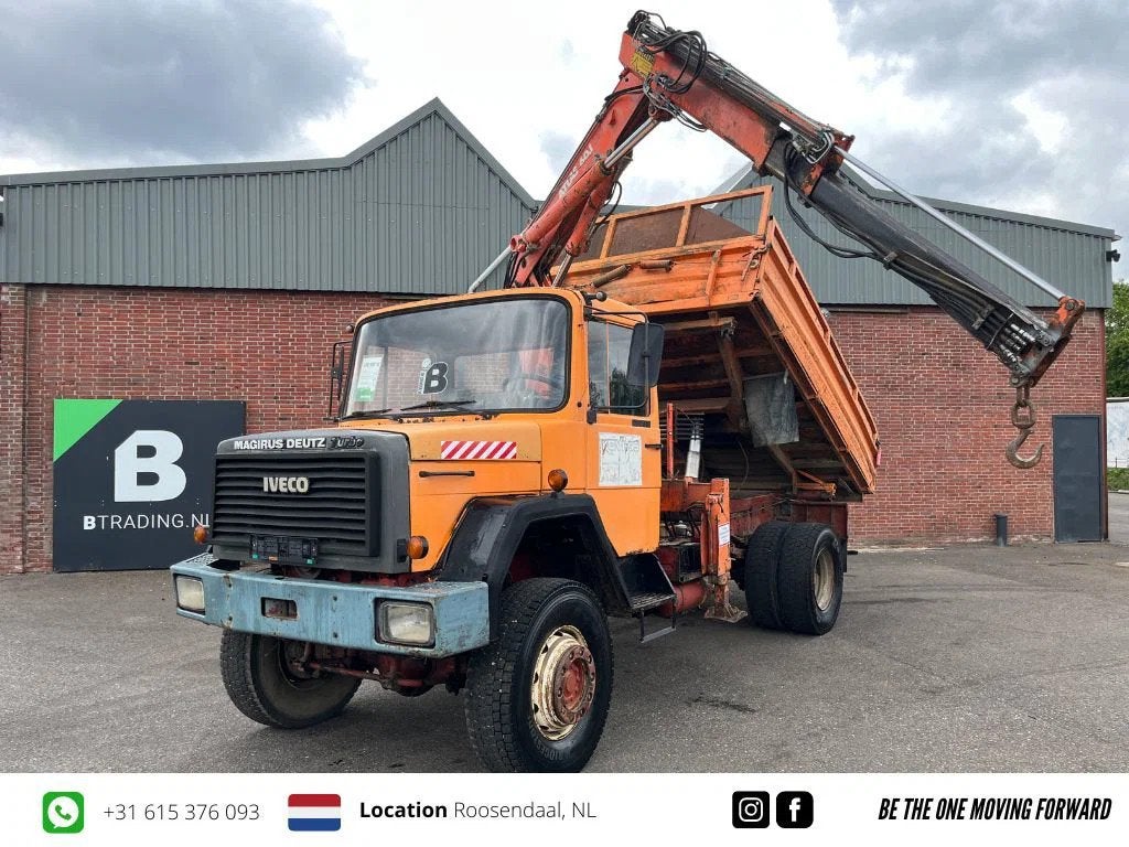 Iveco Magirus 160 - 4x4 - Meiller Kipper - Atlas 60.1 - Air, Overige kleuren, Iveco, Overige brandstoffen, Bedrijf